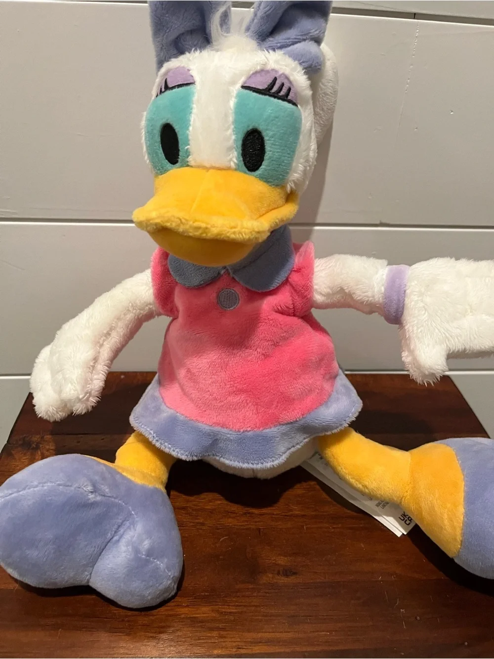 Disney Daisy Duck Soft Toy - Pink, Lavender & Yellow